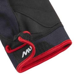 Rękawiczki żeglarskie Essential 2.0 z długimi palcami. Czarne rękawiczki Musto, bez wzorów, z materiału. Za 229.99 zł.