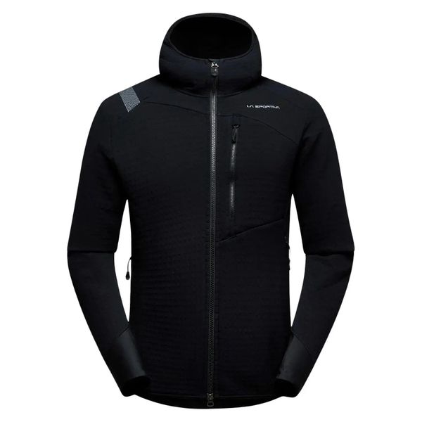 Polarowa kurtka z kapturem La Sportiva Bristen. Czarne kurtki La Sportiva, l, bez wzorów, z elastanu, z kapturem. Za 921.55 zł.