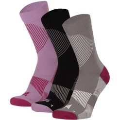 Skarpety kompresyjne unisex Xtreme, 3-pak. Czarne skarpety XTREME SOCKSWEAR, bez wzorów, z elastanu. Za 130.16 zł.