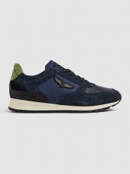 PME Legend Skórzane sneakersy w kolorze granatowym rozmiar: 46. Niebieskie buty sportowe casual PME Legend, bez wzorów, bez zapięcia. Za 311.85 zł.