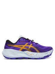 Asics Buty do biegania Trabuco 14 1011C166 Niebieski. Niebieskie buty do biegania ASICS, bez wzorów, z meshu, bez zapięcia, do biegania. Za 719.99 zł.