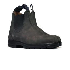 Sztyblety Blundstone Black BL1478. Czarne sztyblety Blundstone, bez wzorów, z gumy, z okrągłym noskiem, bez obcasa, bez zapięcia. Za 859.00 zł.