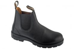 Sztyblety unisex, Elastic Sided Boot Lined. Czarne sztyblety Blundstone, bez wzorów, z materiału, bez obcasa, bez zapięcia. Za 939.99 zł.