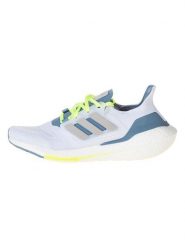 Adidas Buty "Ultraboost 22" w kolorze biało-niebieskim do biegania rozmiar: 40 2/3. Białe buty do biegania Adidas, bez wzorów, bez zapięcia, do biegania. Za 539.95 zł.