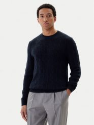 BOSS Sweter H-Hetico 50549975 Granatowy Regular Fit. Niebieskie swetry rozpinane Boss, m, bez wzorów, z wełny, bez kołnierzyka, bez ramiączek. Za 879.99 zł.