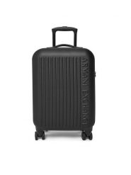 Armani Exchange Walizka kabinowa XM000899 AF13793 UC001 Czarny. Czarne walizki Armani Exchange, bez wzorów, z tworzywa sztucznego. Za 619.99 zł.