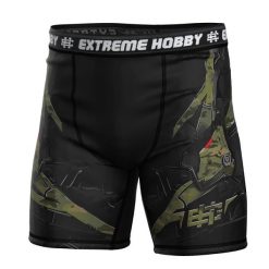 Spodenki Vale Tudo do MMA męskie EXTREME HOBBY IRON FORCE. Brązowe odzież kompresyjna EXTREME HOBBY, m, bez wzorów, z elastanu. Za 179.00 zł.