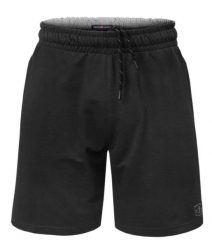 Dresowe Krótkie Spodenki, Szorty - PAKO JEANS - Czarne. Czarne krótkie spodenki sportowe Pako Jeans, l, bez wzorów, z bawełny. Za 155.00 zł.
