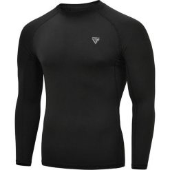 Koszulka kompresyjna RDX T15 Rash Guard. Czarne odzież kompresyjna RDX SPORTS, m, bez wzorów, z materiału, do biegania. Za 129.99 zł.