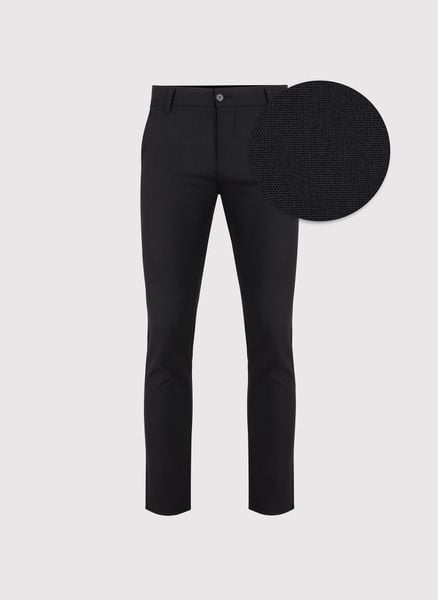 PAKO LORENTE – Męskie czarne spodnie. Czarne spodnie materiałowe Pako Lorente, na co dzień, na wiosnę, l, bez wzorów, z elastanu, casualowe. Za 149.99 zł.