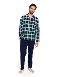 Doctor Nap Piżama w kolorze granatowym rozmiar: XL. Niebieskie piżamy Doctor Nap, xl, bez wzorów, z bawełny, bez ramiączek. Za 129.99 zł.