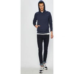 Calvin Klein Underwear - Bluza. Niebieskie bluzy z kapturem Calvin Klein Underwear, l, bez wzorów, z bawełny, z kapturem. W wyprzedaży za 199.90 zł.