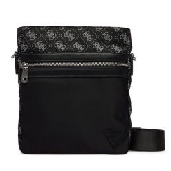 Saszetka Guess. Czarne saszetki i nerki Guess, z aplikacjami, małe, bez dodatków. Za 329.99 zł.