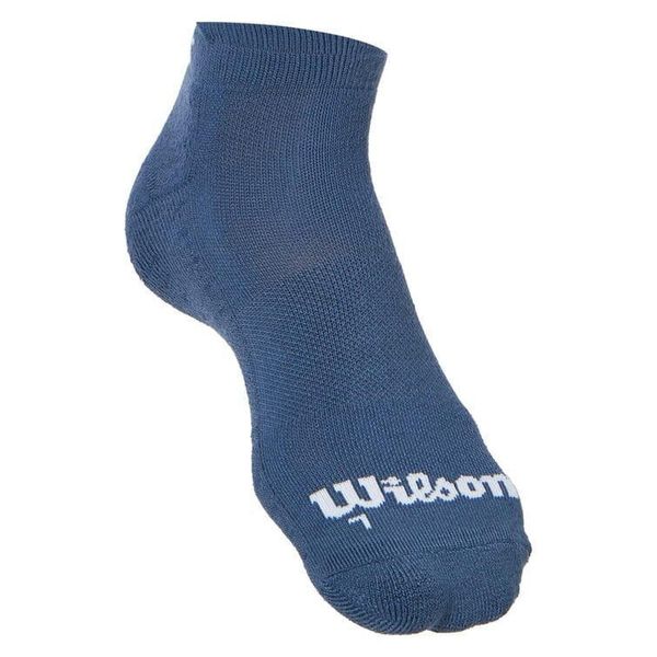 Skarpety tenisowe męskie Wilson KAOS NO SHOW SOCK. Niebieskie skarpety Wilson, bez wzorów. Za 35.00 zł.