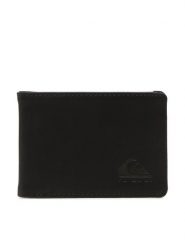 Quiksilver Portfel AQYAA03357 Czarny. Czarne portfele Quiksilver, bez wzorów, ze skóry. Za 119.99 zł.
