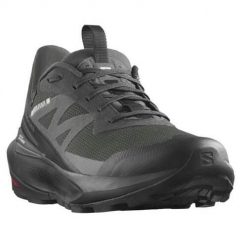 Buty trekkingowe męskie Salomon Elixir Activ Gtx Gore-tex. Czarne buty trekkingowe Salomon, bez wzorów, z gore-texu, bez zapięcia, trekkingowe, gore-tex. Za 661.00 zł.
