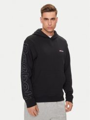 Reebok Bluza Logo Mash Up 100075616 Czarny Relaxed Fit. Czarne bluzy Reebok, m, bez wzorów, z syntetyku, bez kaptura. Za 169.99 zł.