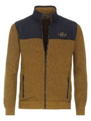 CASAMODA Kardigan w kolorze jasnobrązowo-granatowym rozmiar: 4XL. Brązowe swetry rozpinane CASAMODA, xl, bez wzorów, z bawełny, bez kołnierzyka, bez ramiączek. Za 217.99 zł.