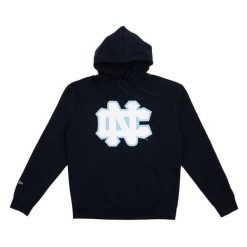 Bluza męska do koszykówki Mitchell & Ness Univ. Of North Carolina. Niebieskie bluzy Mitchell & Ness, m, bez wzorów, bez kaptura. Za 329.00 zł.