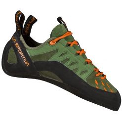 Buty wspinaczkowe męskie La Sportiva Tarantulace. Zielone buty turystyczne La Sportiva, bez wzorów, bez zapięcia. Za 398.99 zł.