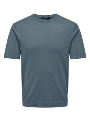 ONLY & SONS Koszulka w kolorze antracytowym rozmiar: XXL. Czarne bezrękawniki Only & Sons, xxl, bez wzorów, z włókna, bez kołnierzyka, bez ramiączek. Za 57.06 zł.