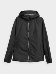 4F Kurtka trekkingowa w kolorze czarnym rozmiar: S. Czarne kurtki outdoor i hardshell 4F, m, bez wzorów, bez kaptura, outdoorowe. Za 190.18 zł.
