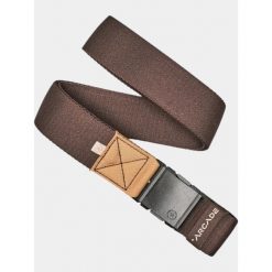 Pasek męski Arcade Belts Ridge. Brązowe paski Arcade, bez wzorów, z tkaniny. Za 135.30 zł.