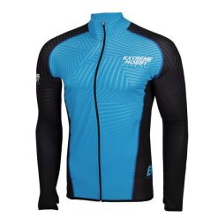 Bluza męska do biegania rozpinana EXTREME HOBBY CALEIDOSCOPE. Niebieskie bluzy EXTREME HOBBY, na jesień, m, bez wzorów, z elastanu, bez kaptura. Za 219.00 zł.