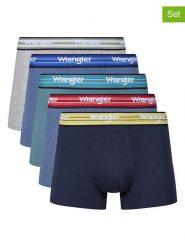 Wrangler Bokserki (5 par) "Barden" w różnych kolorach rozmiar: M. Bokserki Wrangler, m, bez wzorów. Za 109.95 zł.