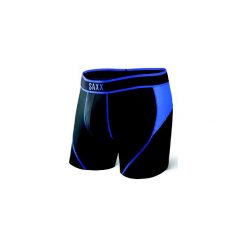 BOKSERKI MĘSKIE SAXX KINETIC - BLACK/COBALT. Bokserki marki Saxx. Za 159.00 zł.