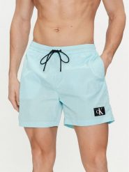 Calvin Klein Swimwear Szorty kąpielowe KM0KM00980 Niebieski Regular Fit. Niebieskie kąpielówki Calvin Klein Swimwear, m, bez wzorów, z syntetyku. Za 169.99 zł.