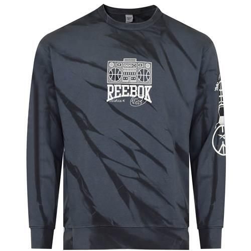 Bluza sportowa męska Reebok HS9178. Szare bluzy bez kaptura Reebok, m, bez wzorów, z bawełny, bez kaptura. Za 155.00 zł.