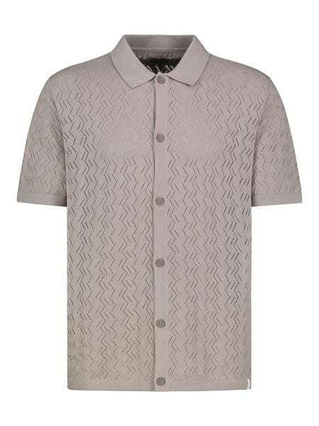 Authentic Style Koszula dzianinowa - Regular fit - w kolorze szarobrązowym rozmiar: S. Brązowe koszule Authentic Style, s, bez wzorów, z dzianiny, bez kołnierzyka, bez ramiączek. Za 105.14 zł.