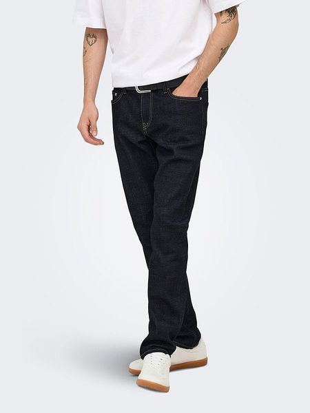 ONLY & SONS Dżinsy - Slim fit - w kolorze granatowym rozmiar: W34/L34. Niebieskie jeansy Only & Sons, l. Za 104.95 zł.