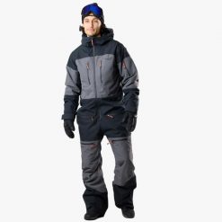 Kombinezon narciarski męski Swedemount Freeride Skisuit wodoodporny. Czarne spodnie narciarskie i snowboardowe SWEDEMOUNT, m, bez wzorów, narciarskie. Za 1,199.00 zł.