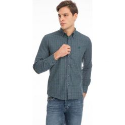 Koszula w kolorze zielonym ze wzorem. Zielone koszule Denim Culture, l, bez wzorów, z bawełny, bez kołnierzyka, bez ramiączek. W wyprzedaży za 124.95 zł.
