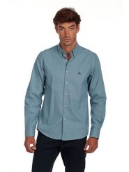 The Time of Bocha Koszula w kolorze błękitnym rozmiar: M. Niebieskie koszule The Time of Bocha, m, bez wzorów, z bawełny, bez kołnierzyka, bez ramiączek. Za 104.89 zł.