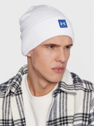 Under Armour Czapka Halftime 1373155 Biały. Białe czapki zimowe Under Armour, bez wzorów, z materiału. Za 99.99 zł.