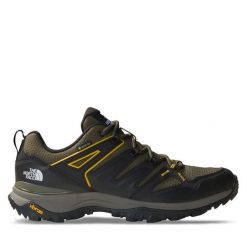 Trekkingi The North Face. Zielone buty trekkingowe The North Face, bez wzorów, bez zapięcia. Za 649.99 zł.