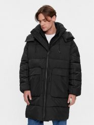 Calvin Klein Jeans Kurtka zimowa J30J324078 Czarny Relaxed Fit. Czarne kurtki Calvin Klein Jeans, na zimę, m, bez wzorów, z jeansu, bez kaptura. Za 879.99 zł.