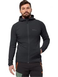 Jack Wolfskin Kurtka polarowa "Baiselberg" w kolorze czarnym rozmiar: L. Czarne kurtki Jack Wolfskin, l, bez wzorów, z materiału, bez kaptura. Za 180.06 zł.