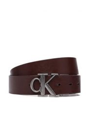 Calvin Klein Pasek Ck Buckle Tumbled 35Mm Adj/Rev LV04D7049G Brązowy. Brązowe paski CALVIN KLEIN, bez wzorów, ze skóry. Za 289.99 zł.