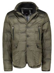 Geographical Norway Kurtka zimowa "Capacity" w kolorze khaki rozmiar: XXL. Brązowe kurtki Geographical Norway, na zimę, xxl, bez wzorów, ze skóry, bez kaptura. Za 225.57 zł.