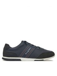 Bugatti Sneakersy 325-86705-5550-4110 Granatowy. Niebieskie buty sportowe casual Bugatti, bez wzorów, ze skóry, bez zapięcia. Za 219.99 zł.