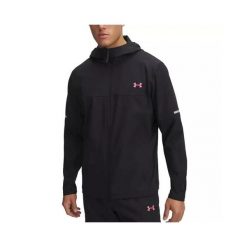 Kurtka wodoodporna Under Armour Tech Utility Woven. Czarne kurtki Under Armour, m, bez wzorów, z materiału, bez kaptura. Za 389.00 zł.