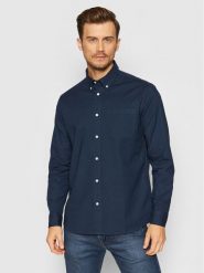 Selected Homme Koszula Rick 16077359 Granatowy Regular Fit. Niebieskie koszule Selected Homme, m, bez wzorów, z bawełny, bez kołnierzyka, bez ramiączek. Za 69.99 zł.