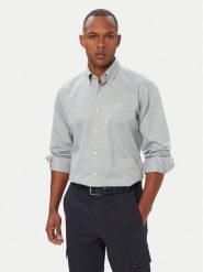 BOSS Koszula Ricoplus_M 50565626 Szary Regular Fit. Szare koszule Boss, m, bez wzorów, z bawełny, bez kołnierzyka, bez ramiączek. Za 449.99 zł.
