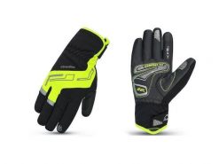 Rękawiczki rowerowe męskie Prox Performance Gel Pro. Czarne rękawiczki PROX, na zimę, z aplikacjami, z materiału. Za 114.99 zł.