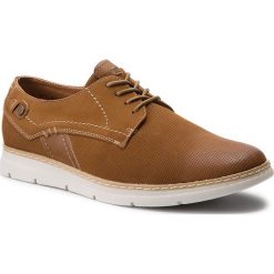 Półbuty LANETTI - MYL8112-14 Camel. Brązowe eleganckie półbuty Lanetti, bez wzorów, z materiału, bez obcasa, bez zapięcia. W wyprzedaży za 59.98 zł.