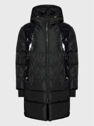 Les Hommes Kurtka zimowa LF2280040255 Czarny Regular Fit. Czarne kurtki Les Hommes, na zimę, m, bez wzorów, z syntetyku, bez kaptura. Za 2,799.00 zł.